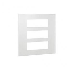 Legrand Arteor White Plate With Frame, 3x6 M, 5757 90